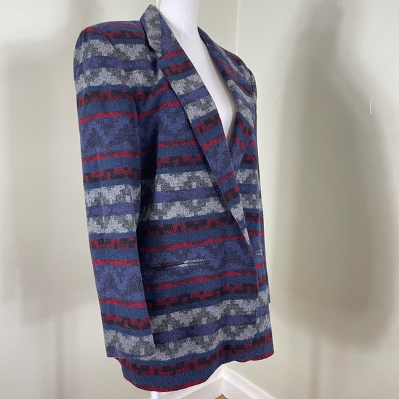 90’s Vintage Wool Western Women's Blazer by Casablanca - Picture 10 of 10